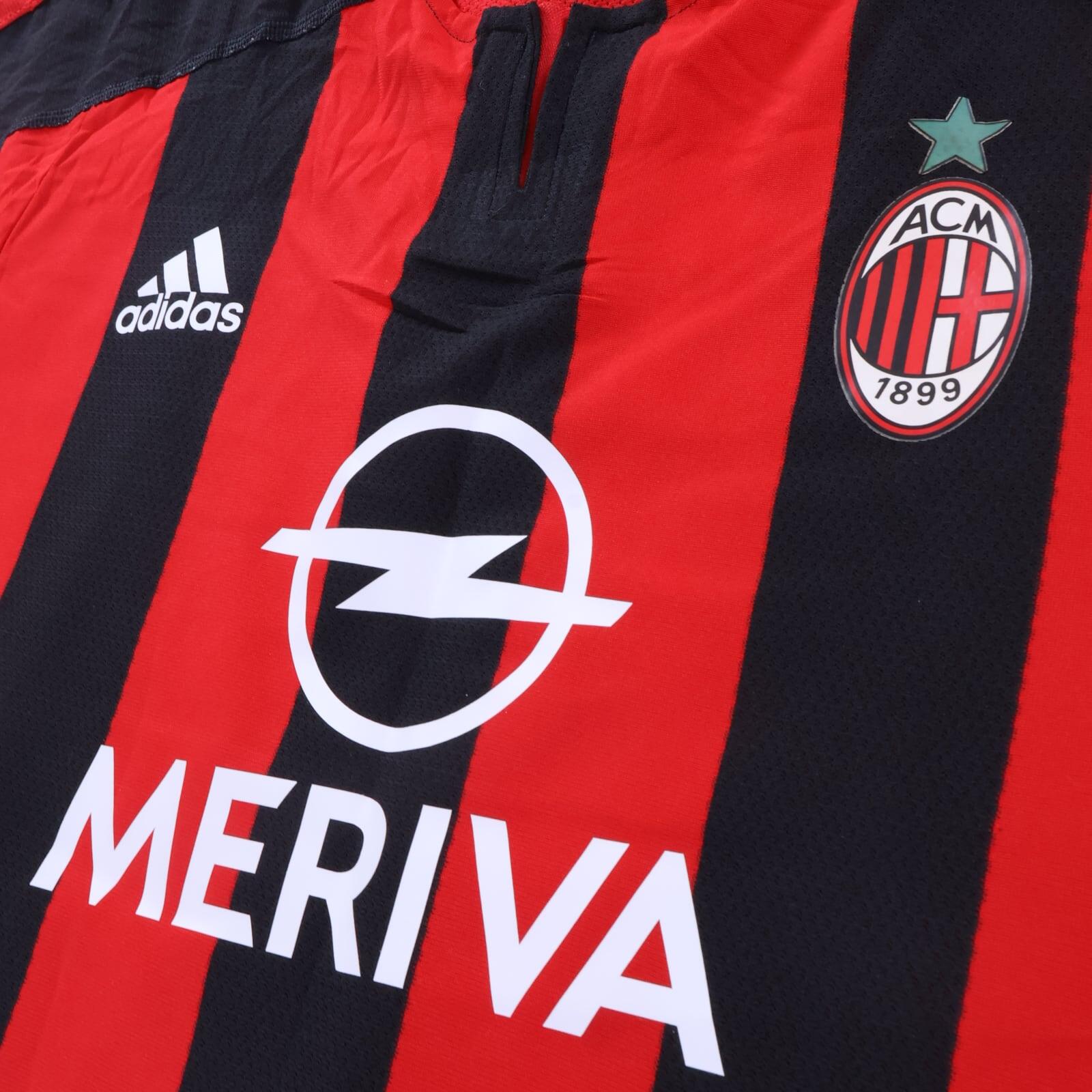 Ac Milan Kaka #22 2003/04 Home Shirt - Player Issue - L