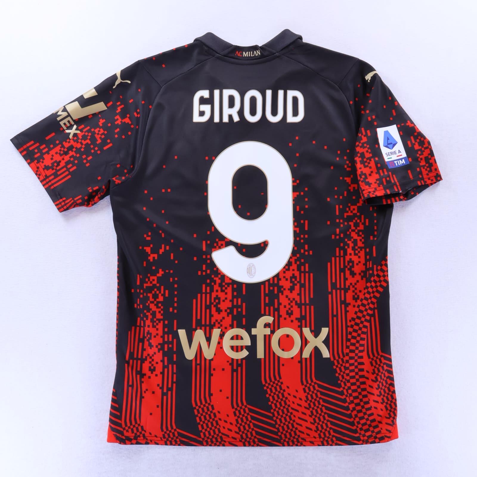 *MINT* Ac Milan Giroud #9 2022/23 Fourth Shirt - M