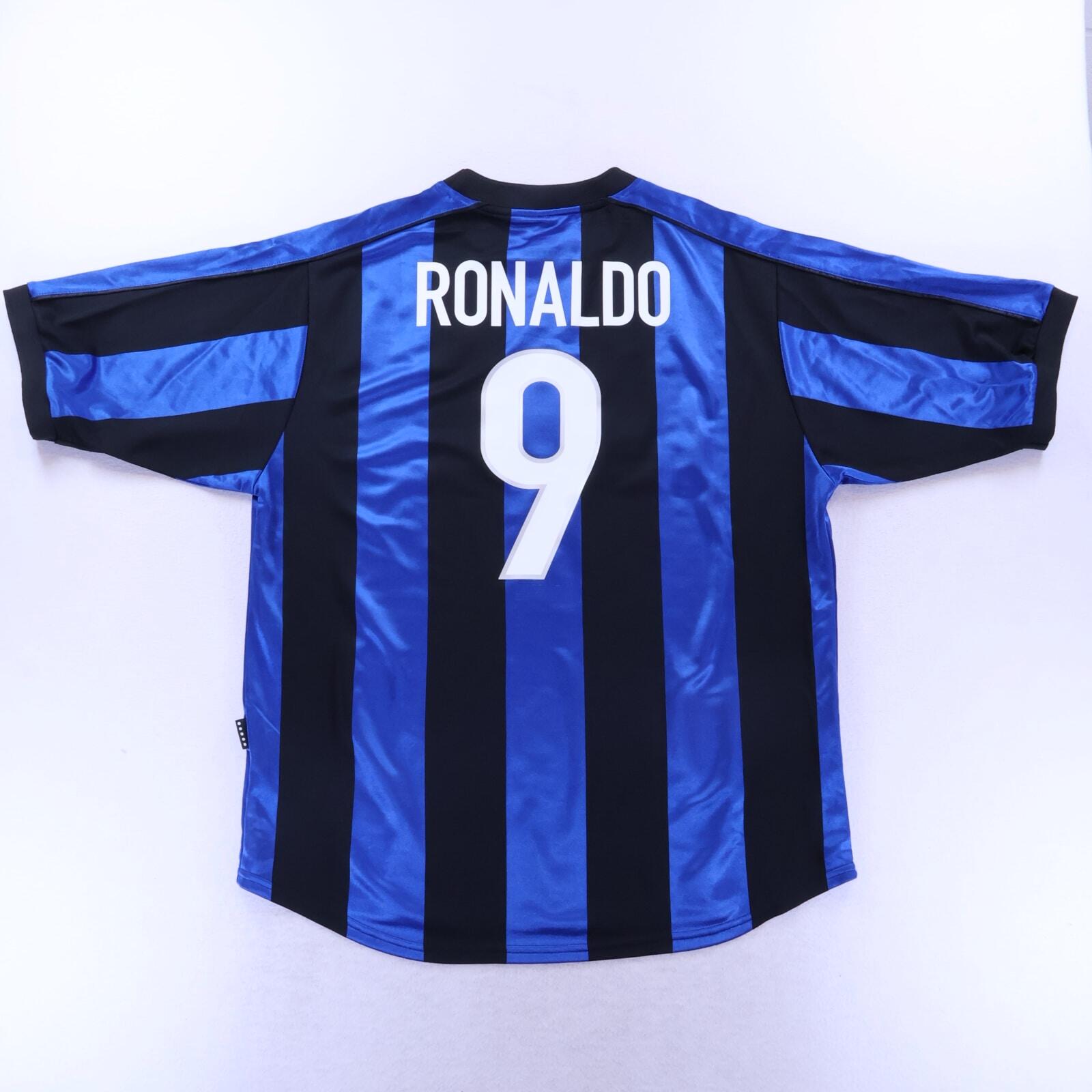 Inter Milan Ronaldo #9 1999/00 Home Shirt - XL