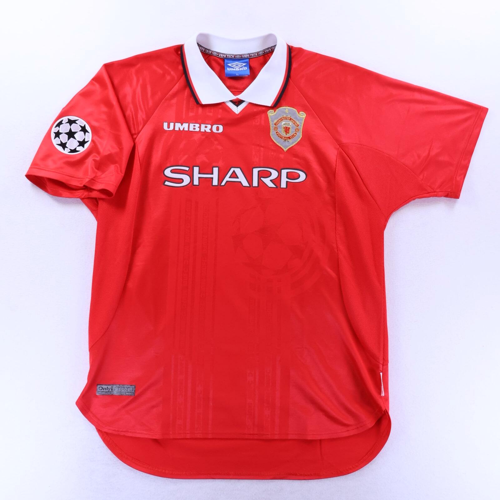 Manchester United Solskjaer #20 1997/00 Champions League Home Shirt - XL