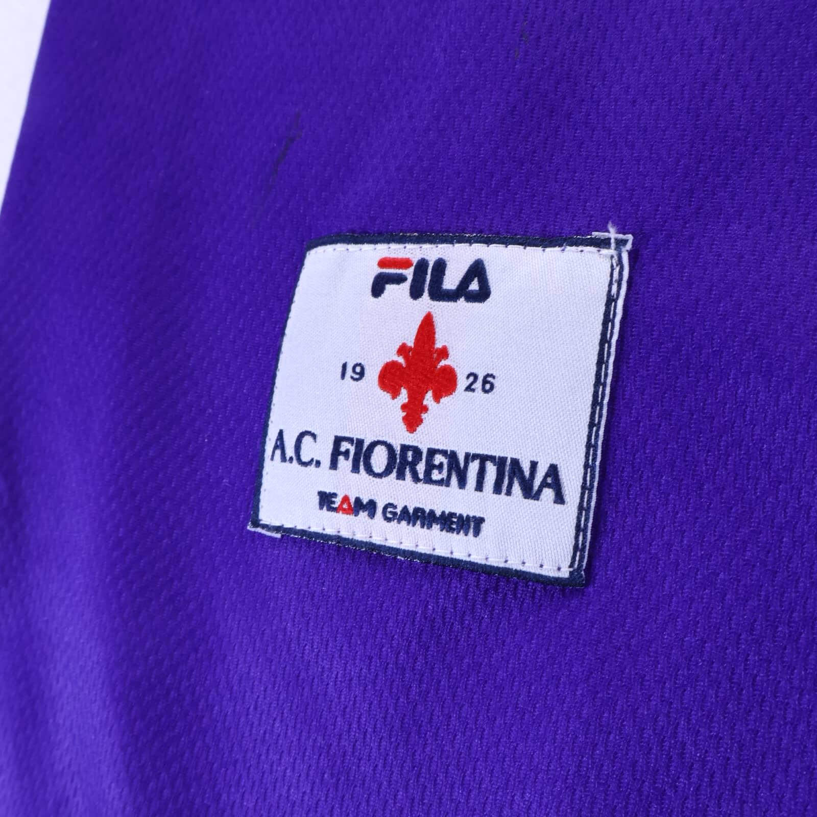 Fiorentina Batistuta #9 1998/99 Home Shirt - L