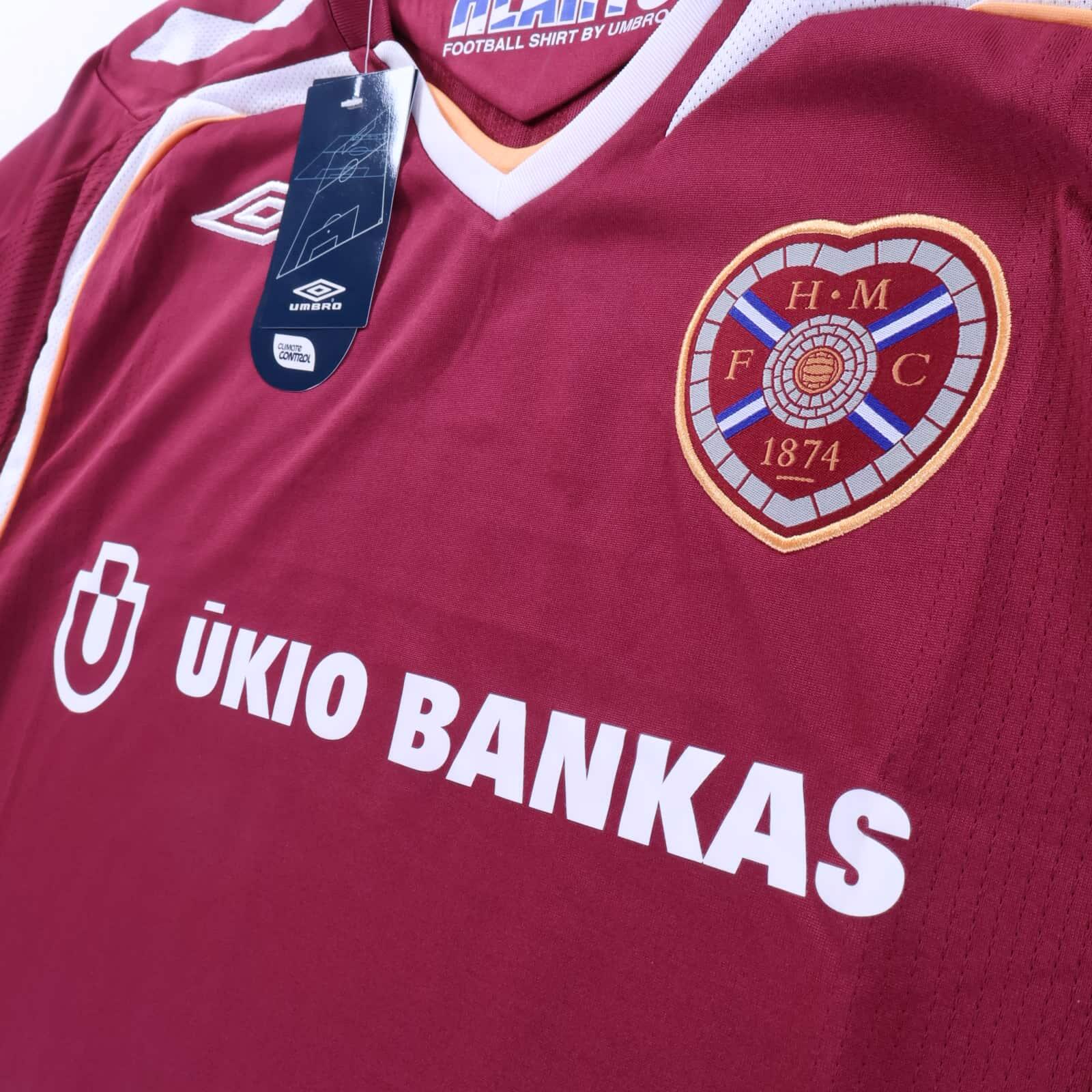 *NWT* Heart Of Midlothian 2007/08 Home Shirt - XL