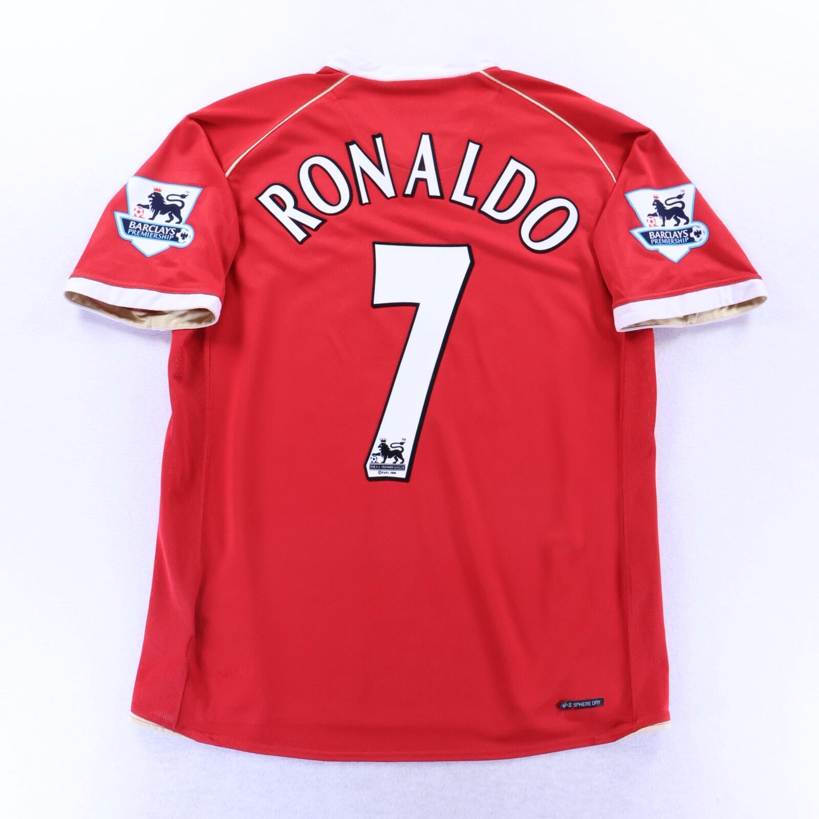 *MINT* Manchester United Ronaldo #7 2006/07 Home Shirt - M