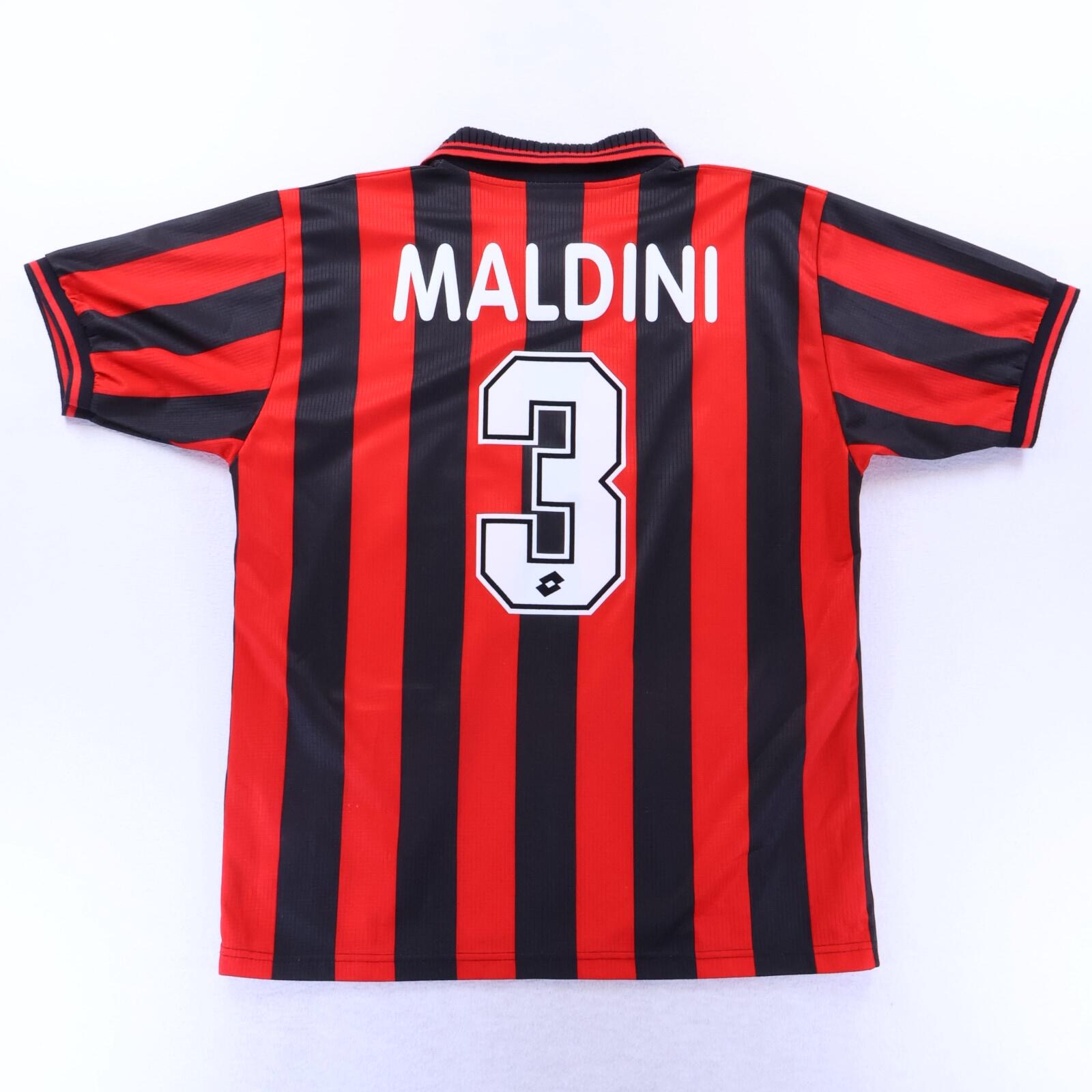 Ac Milan Maldini #3 1997/98 Home Shirt - XL