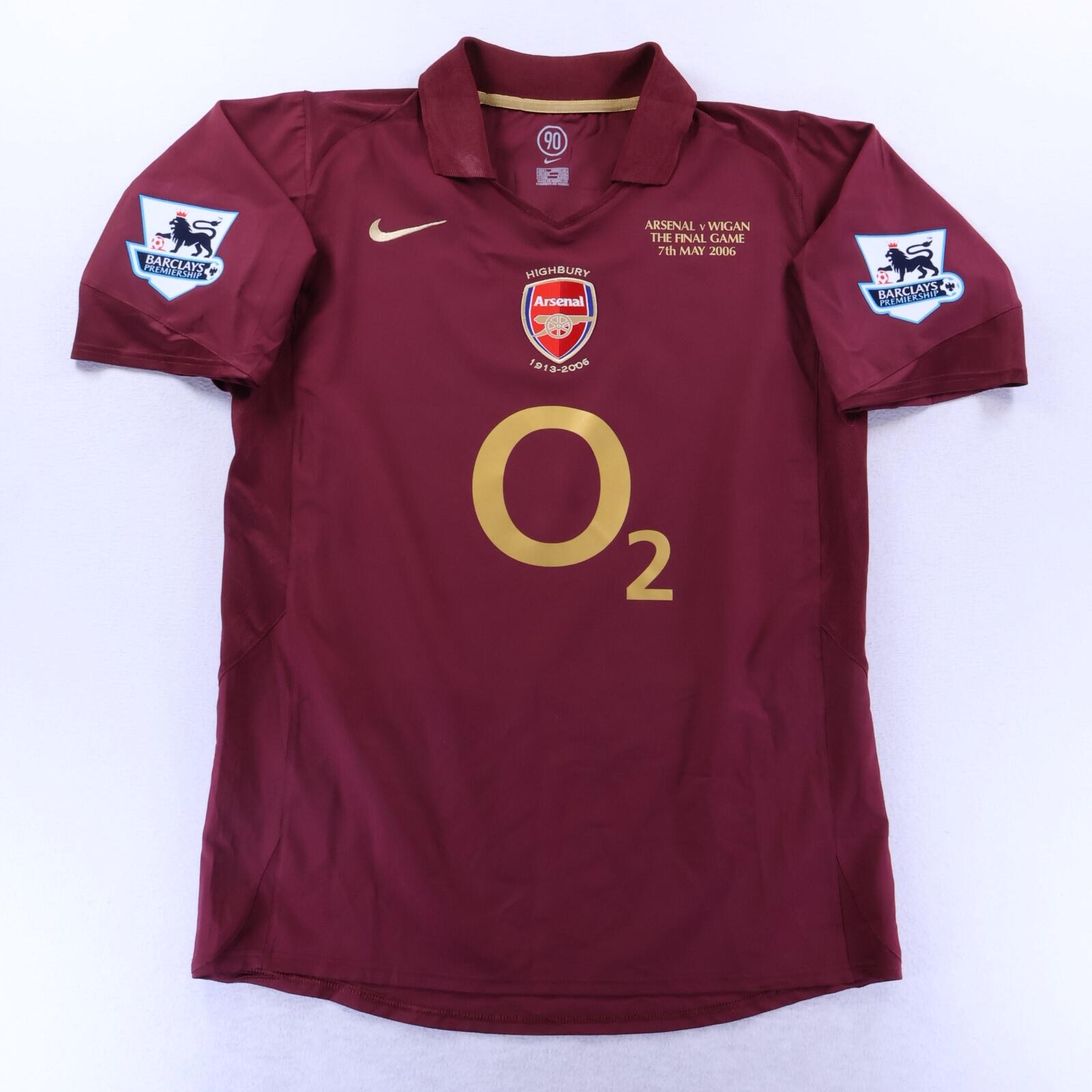 *MINT* Arsenal Henry #14 2005/06 Home Shirt - L