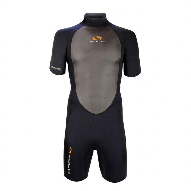 ! alt : ! title : Sola Mens Shortie Back zip Black 4boards ! desc : ! caption :
