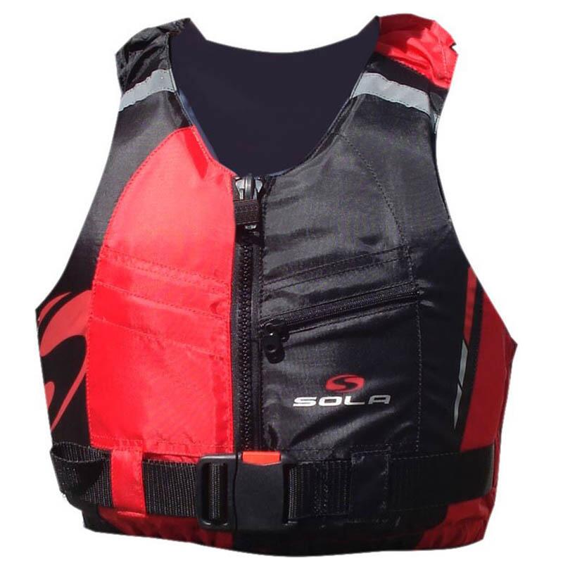 ! alt : ! title : Sola Frenzy Buoyancy aid red and black ! desc : ! caption :