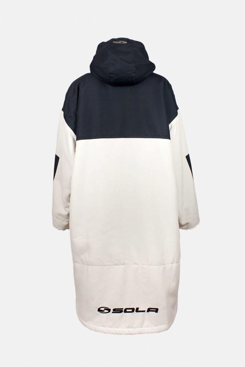 Sola Waterproof Changing Robe Cream-Navy