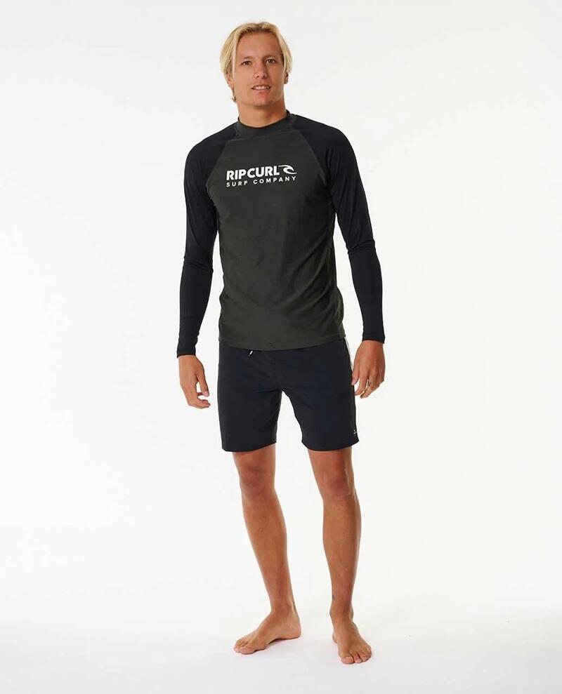 ! alt : ! title : RipCurl Shock UPF LongSleeve Black Marle 146MRV 4BOARDS ! desc : ! caption :