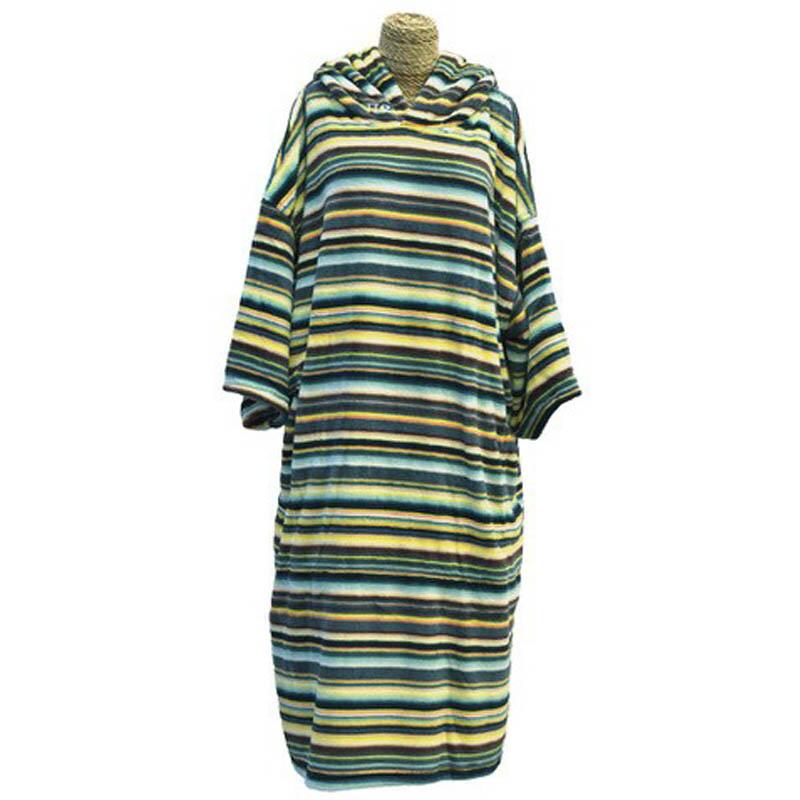 ! alt : ! title : TLS ROBES Mexi Stripe changing robe poncho ! desc : ! caption :