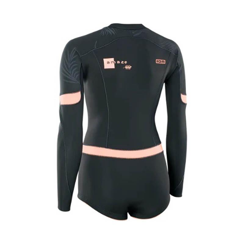 ! alt : ! title : Amaze Hot Shorty 1.5 LS Front Zip Black 4boards ! desc : ! caption :