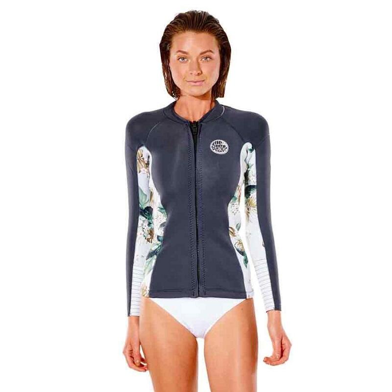 ! alt : ! title : Rip Curl Women Dawn Patrol Long Sleeve Jacket Eco 4BOARDS ! desc : ! caption :