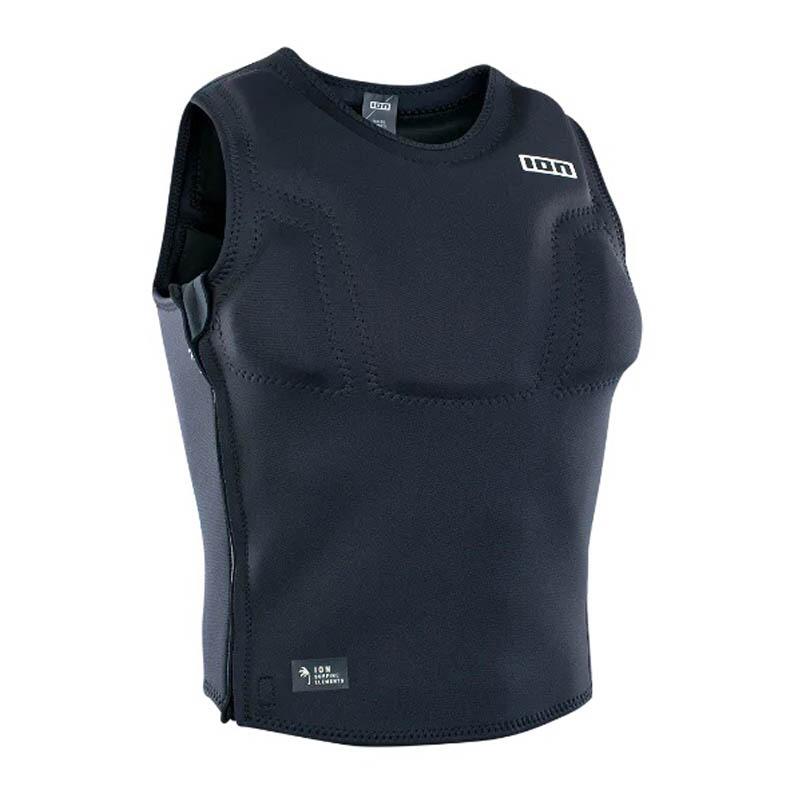 ! alt : ! title : Ion Vector vest Element side zip Black 4boards ! desc : ! caption :