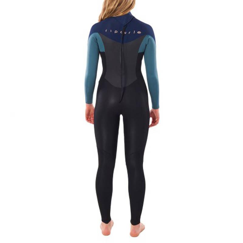 ! alt : ! title : RipCurl Womens Omega Back Zip Wetsuit WSM9LW Green 4boards ! desc : ! caption :