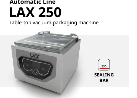 LAX 250 Table-top Chamber Vacuum Sealing Packaging Machine