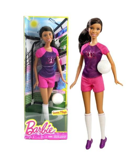 Barbie Football Player African American Doll