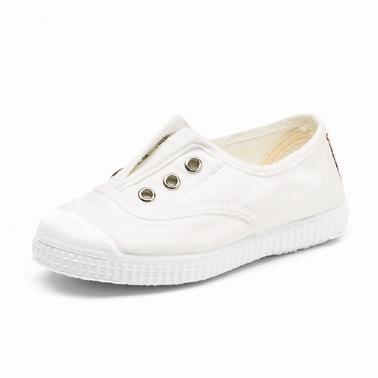 Cienta White Slip On Eco Shoes - Made 