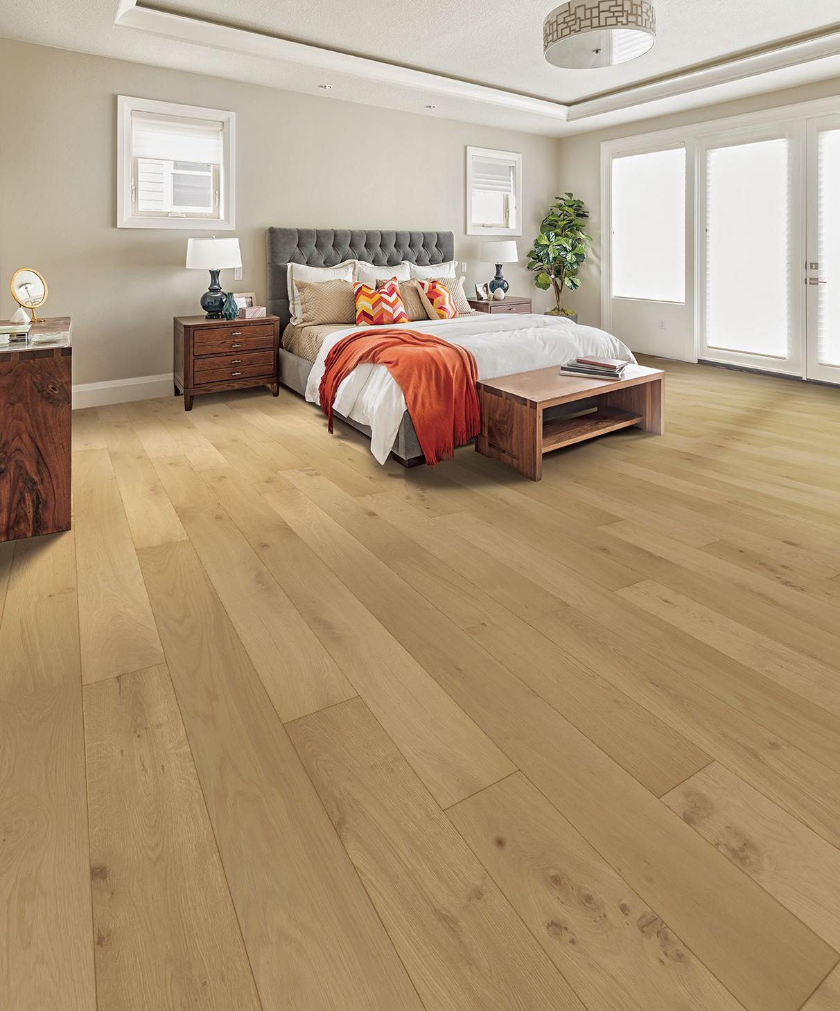Tuscan Grande White Smoked Oak Flat Sanded & UV Oiled TF311 Engineered Wood Flooring