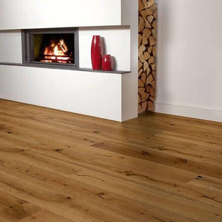 Woodpecker Berkeley Distressed Smoked Oak Oiled 38-BOS-003 Engineered Wood Flooring