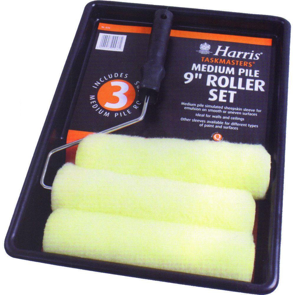 Ceiling Texture Roller 3-Pack Textured Paint Rollers - 9\, image size:1000x1000