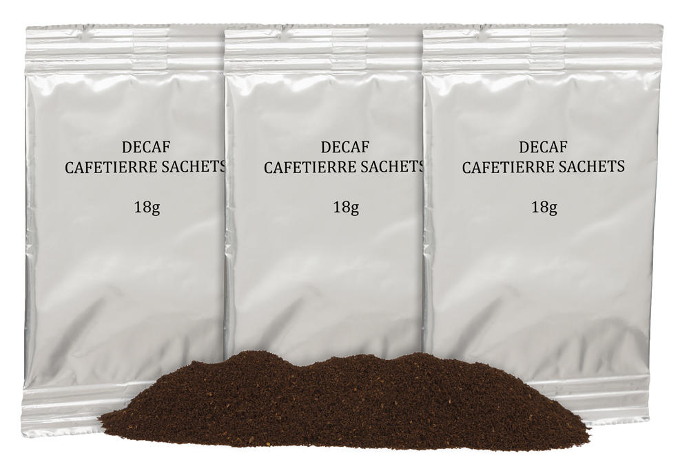 Decaf Cafetiere Ground Coffee Sachets ; 100 x18g