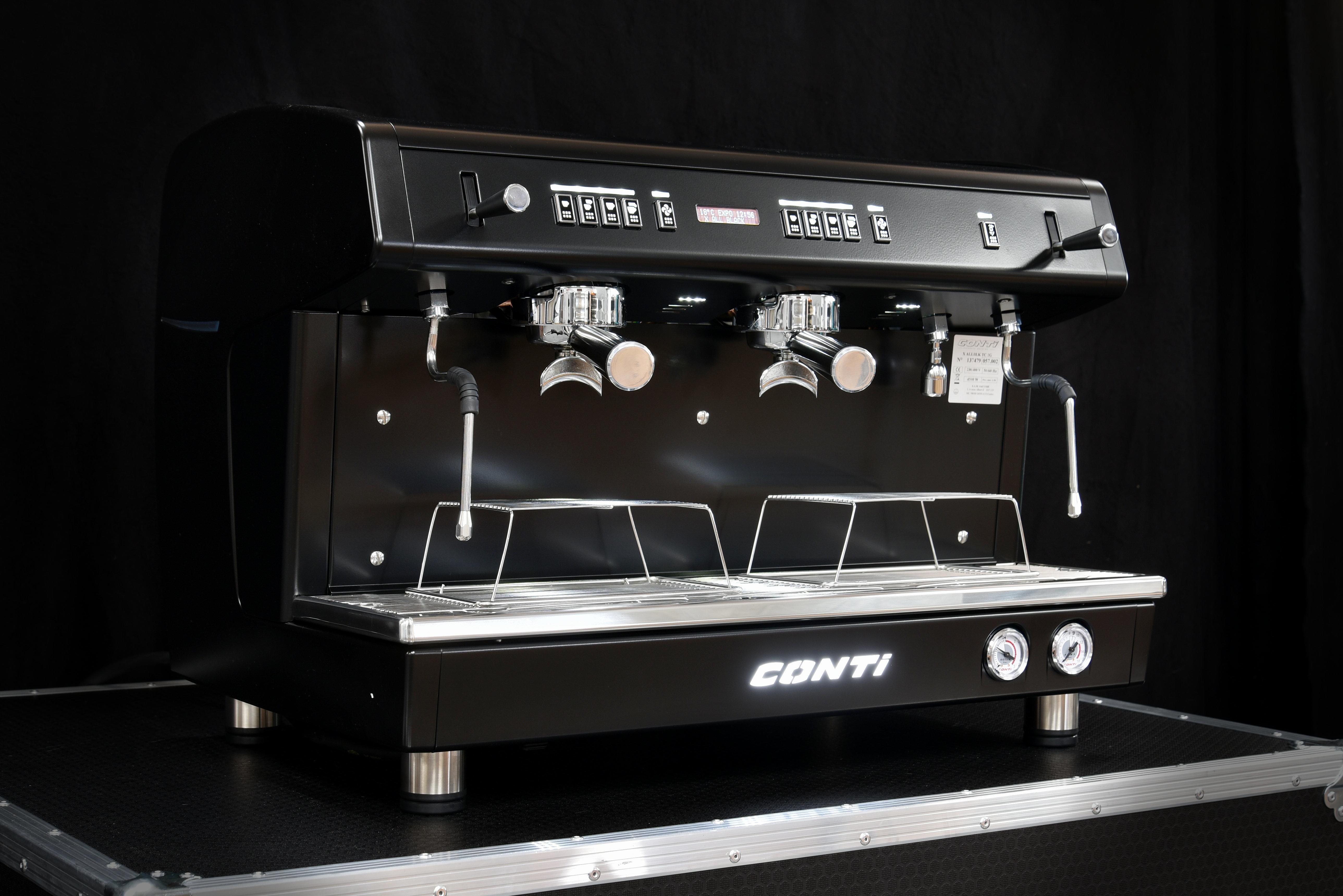 Conti X-All Black Espresso Machine