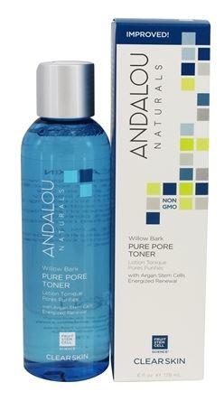 andalou willow bark pure pore toner