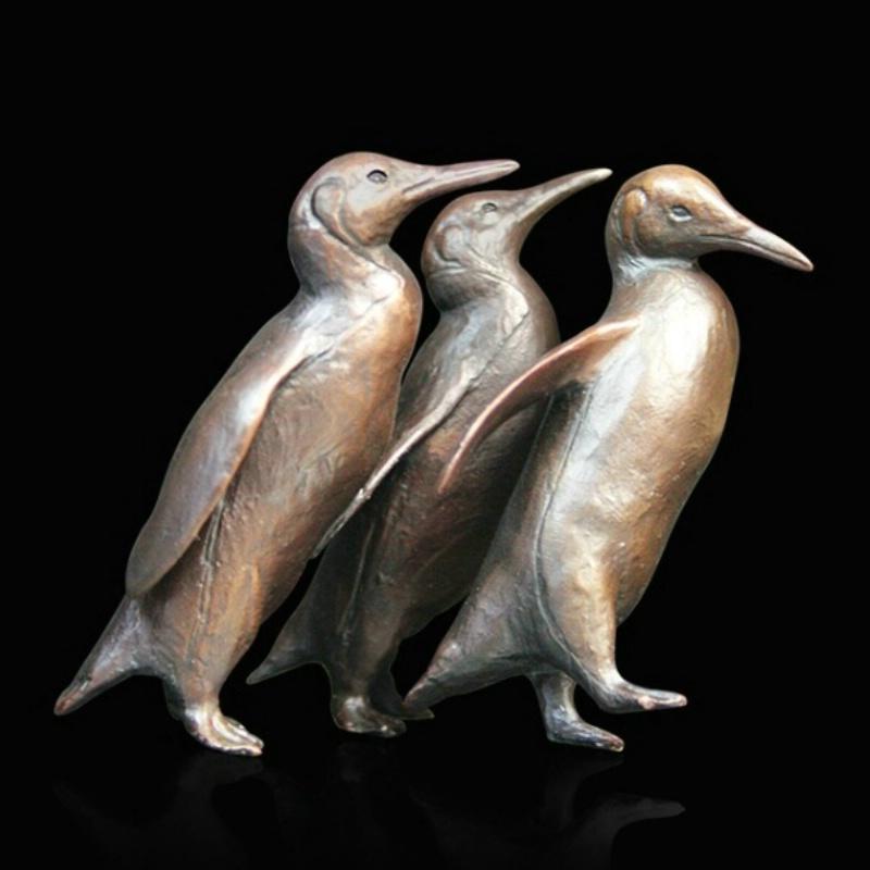 Penguin Group (927) in bronze by Michael Simpson