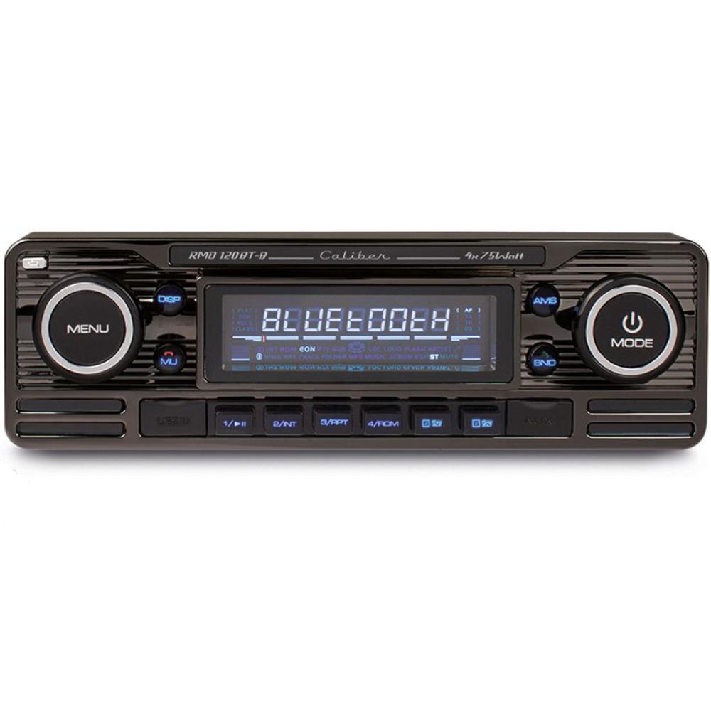 Caliber Retro Car Stereo FM Bluetooth SD USB AUX RMD120BT/B