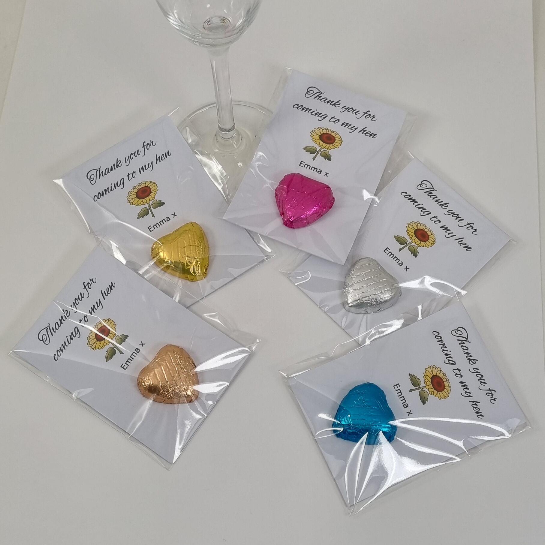 hen party sunflower favours
