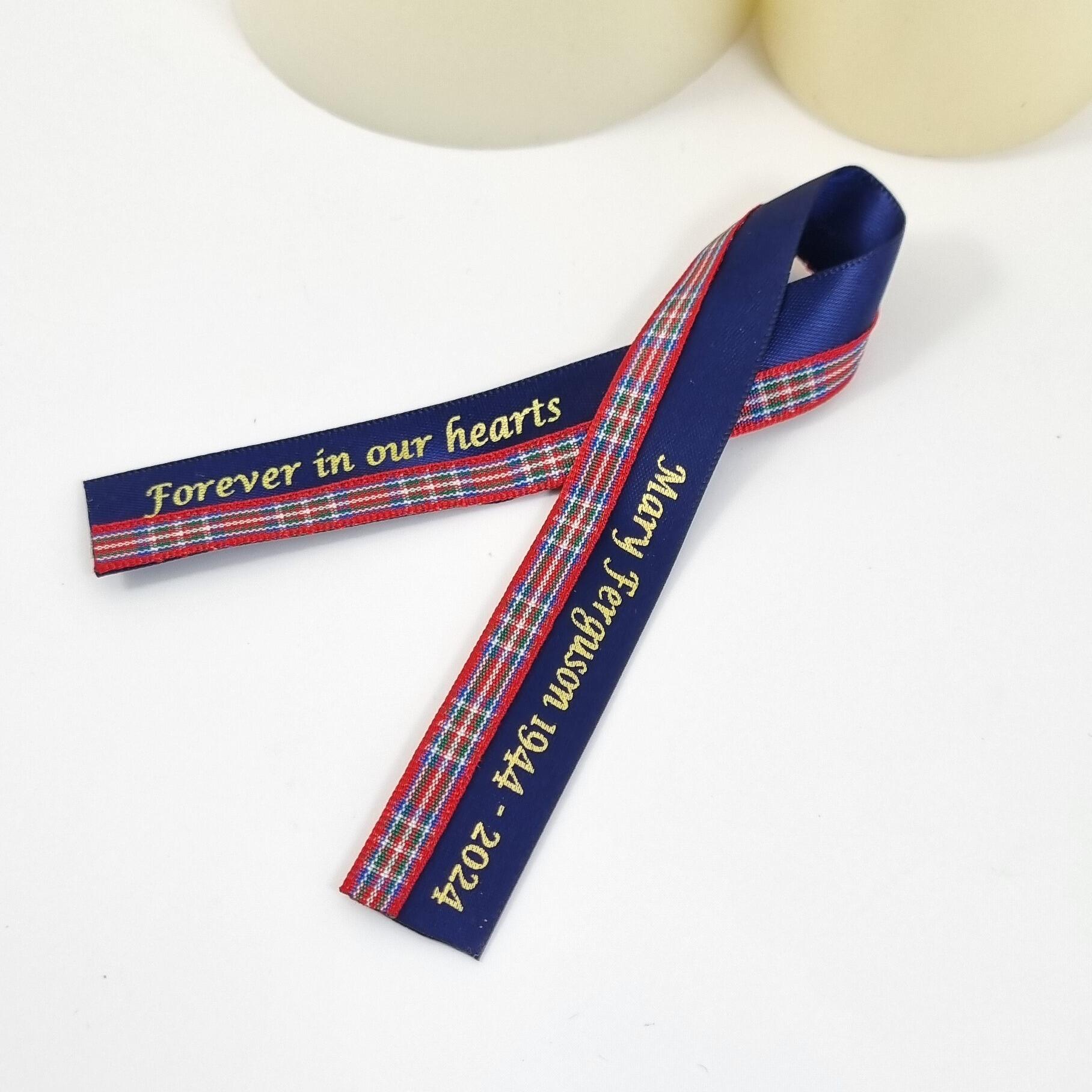 Scottish memorial ribbons