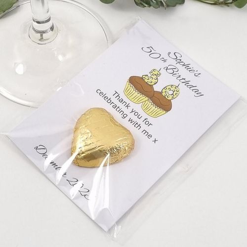 birthday Favours for adults. 50th birthday