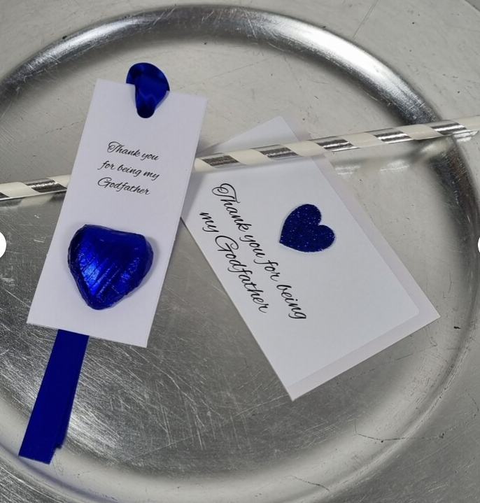 Royal blue Thank you for being my bridesmaid tags and labels for your own bottles