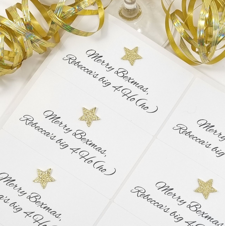 Star bottle labels