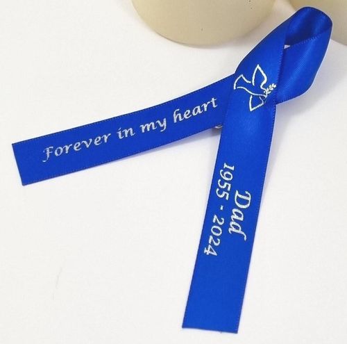 Dove remembrance ribbons