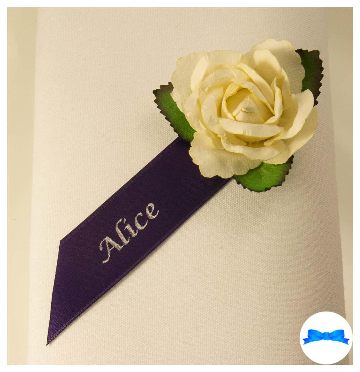 personalised name ribbon