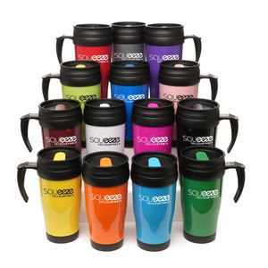 Custom logo printed colourful branded logo mug