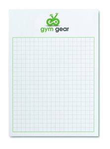 A6 size small mini 25 sheet desk pad notepad custom printed logo desing desk pad