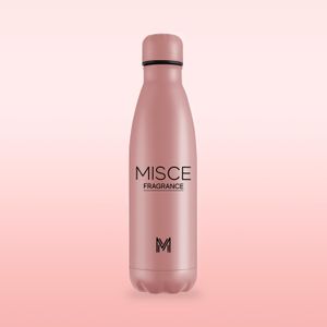 Baby Pink Light Pink Corporate logo branded metal insulated bottle