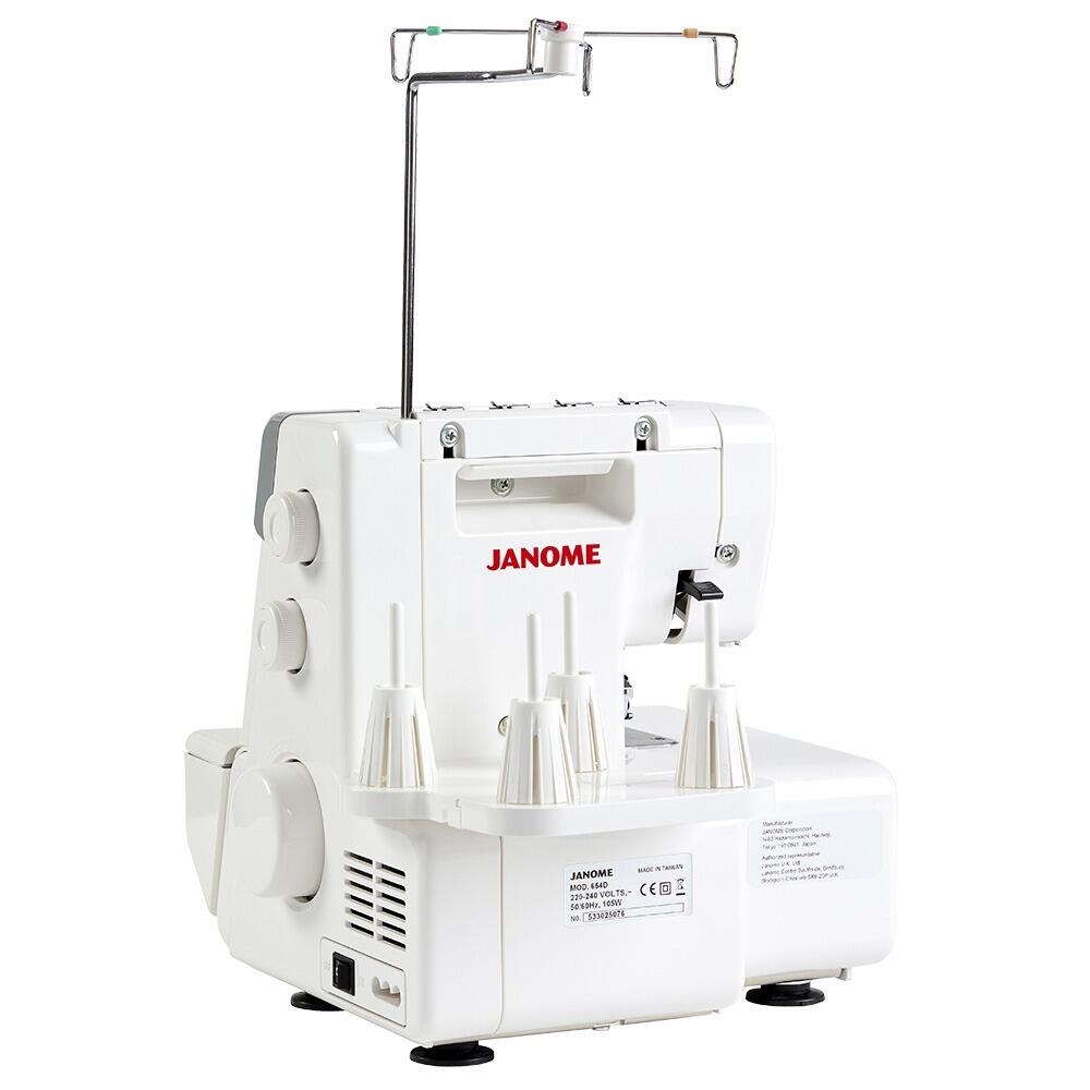Janome MyLock 654D Overlocker Back View