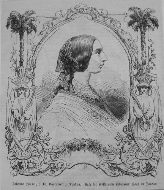 Johanna Kinkel (1810 - 1858) composer, pianist, writer, revolutionary