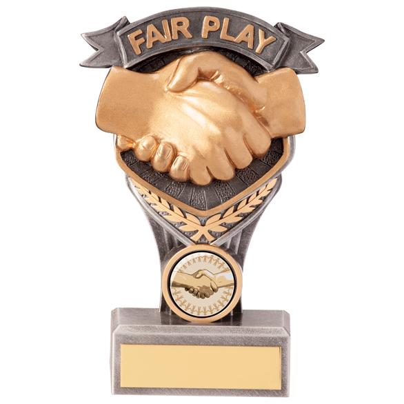 RS717 twt Football Trophy Award Antique Gold,Heavy,120mm,Free Engraving 