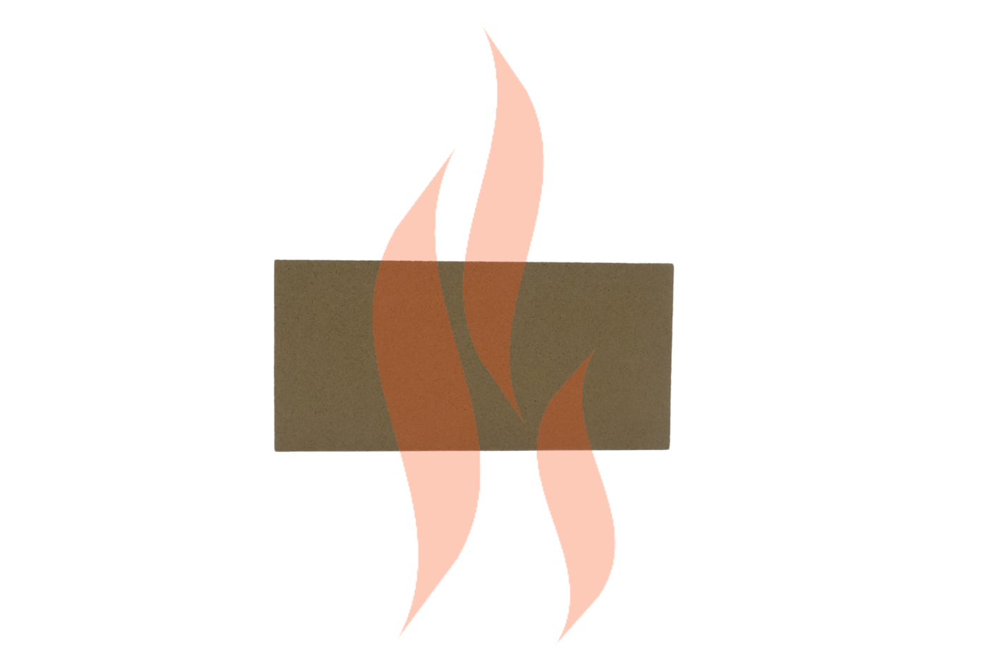 Woodwarm Firegem 5kW - Side Vermiculite Fire Brick | Replacement Stove Parts