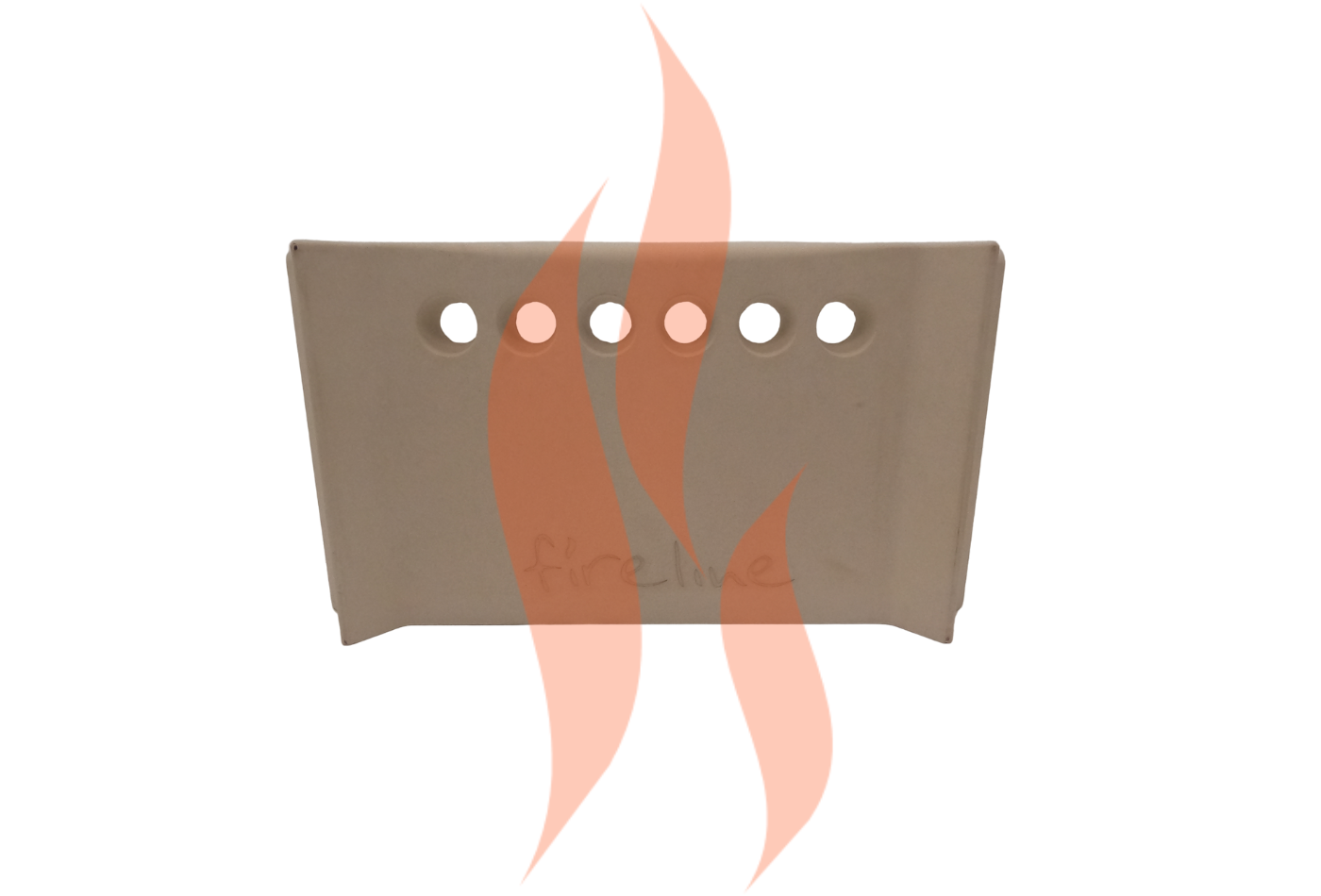 Fireline 5 Series V3 Ceramic Back Brick Replacement Stove Parts
