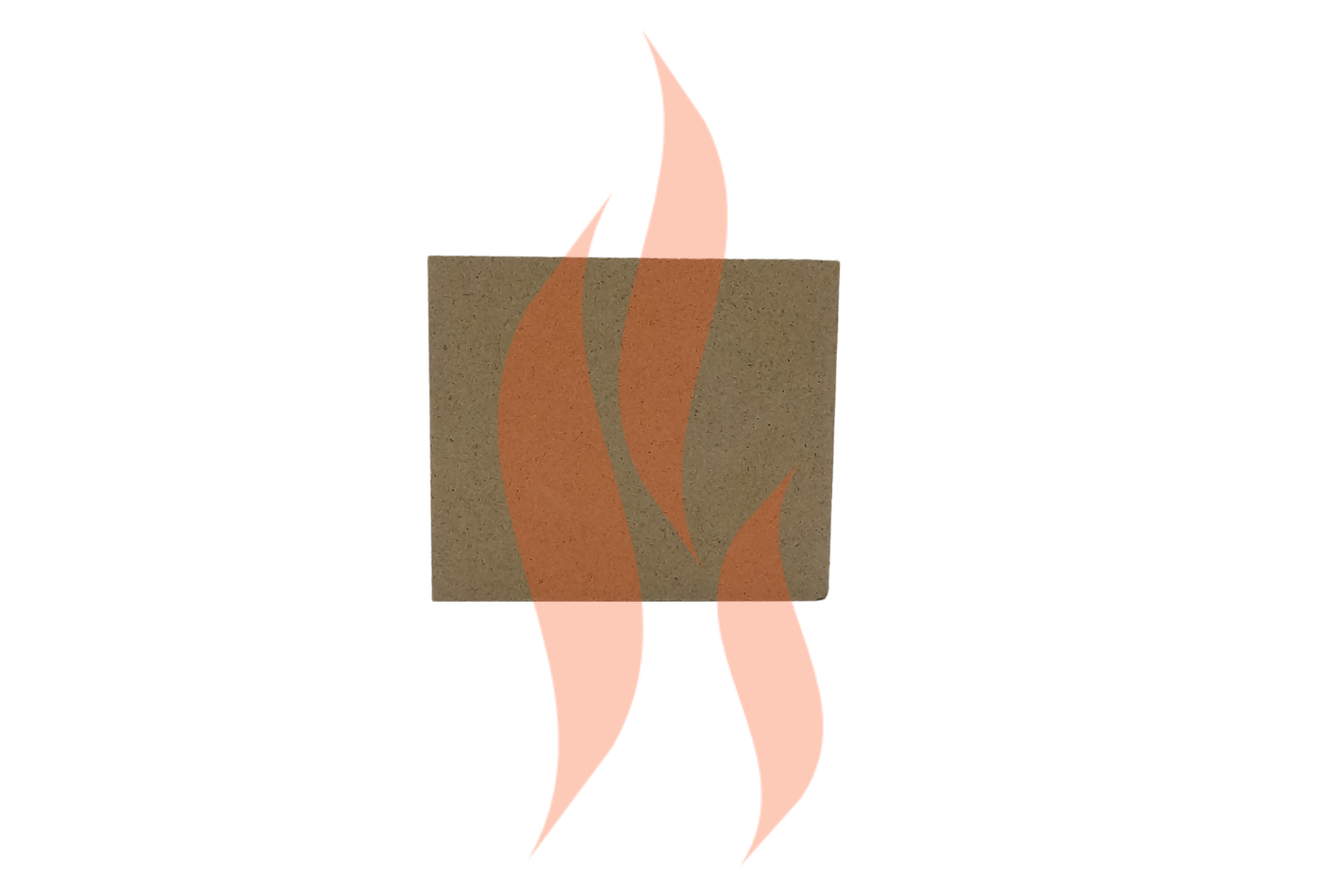 Stovax Brunel 3CB - Lower Side Vermiculite Fire Brick | Replacement Stove  Parts