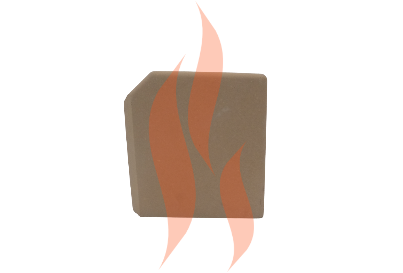 Fireline Series V Ceramic Right Side Brick Replacement Stove