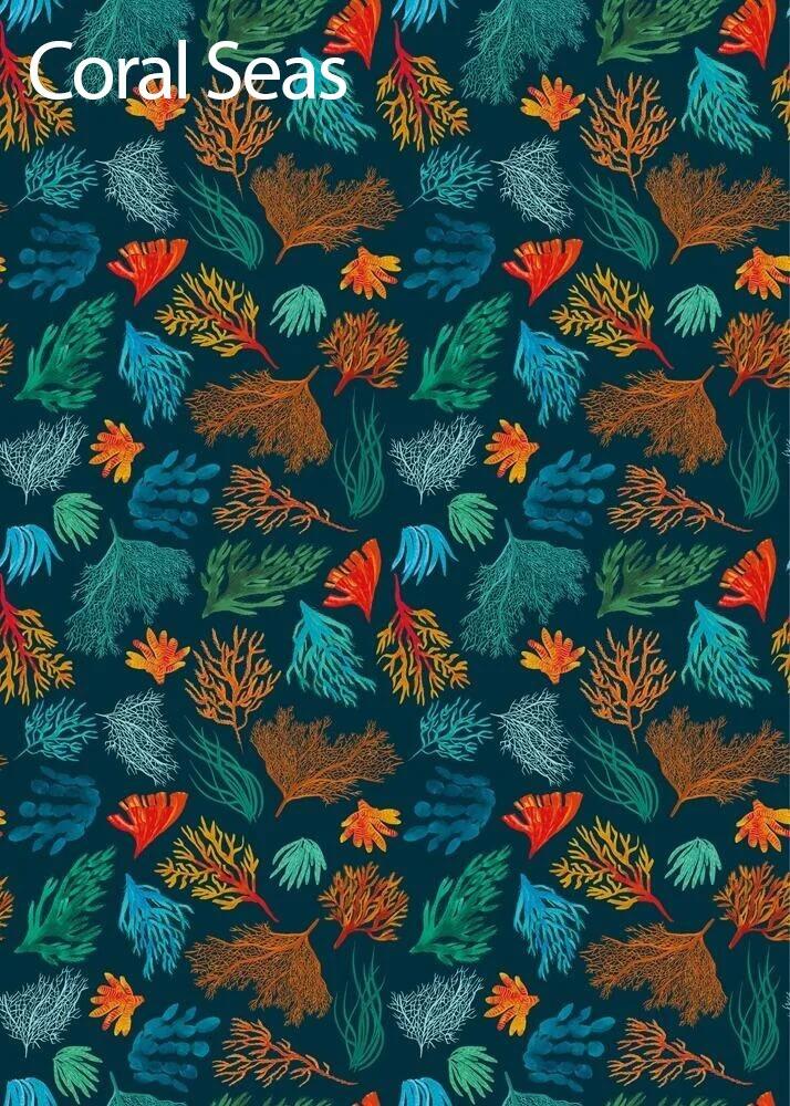 Coral Seas Gift Wrap