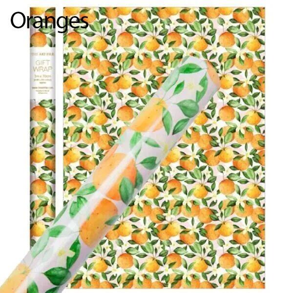 Oranges Gift Wrap