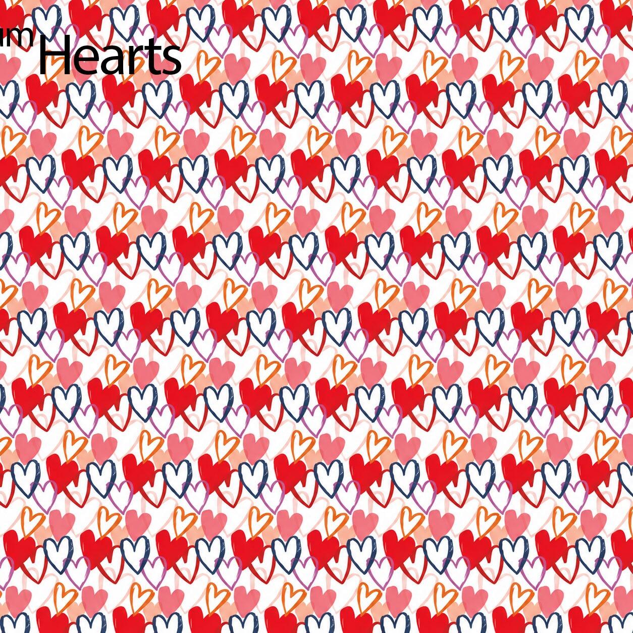 red hearts roll wrap