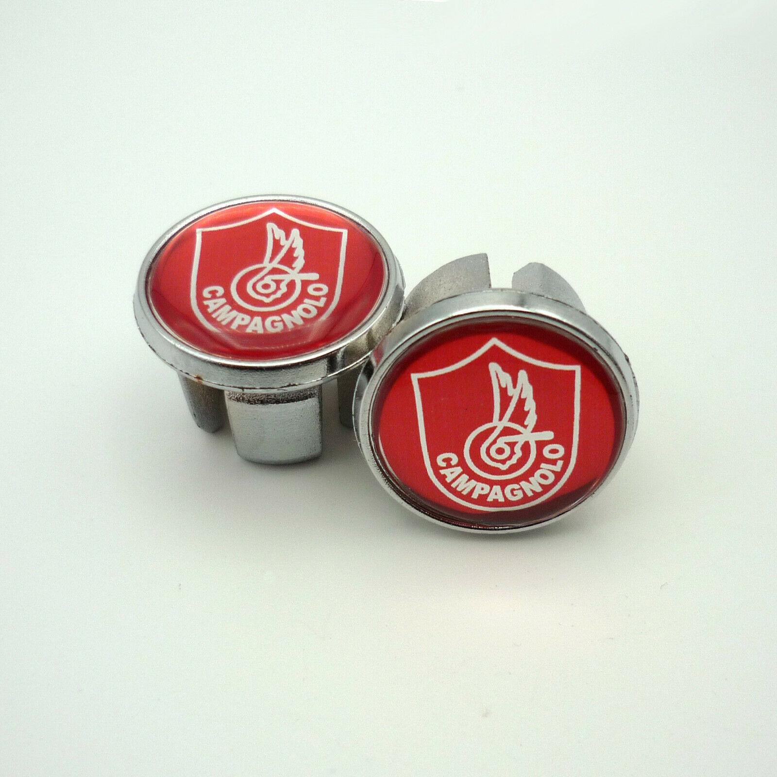 PUCH Chrome Racing Bar Plugs Repro Caps Vintage Style